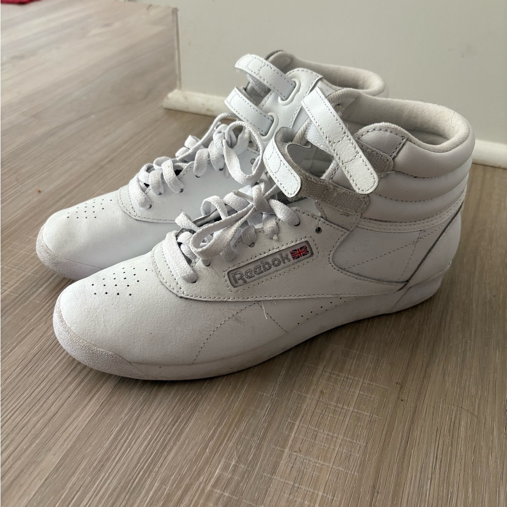 Reebok Freestyle Classic White High-Tops